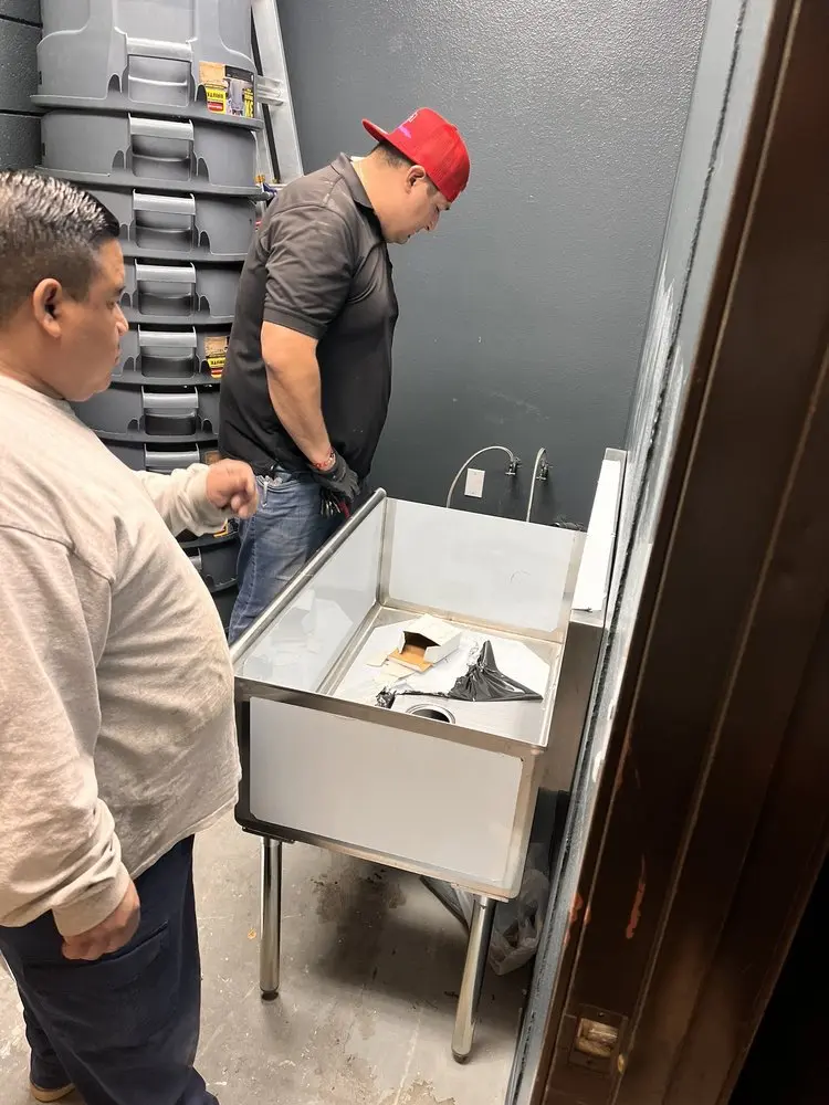 Commercial plumbing and sink installation in Audubon Park